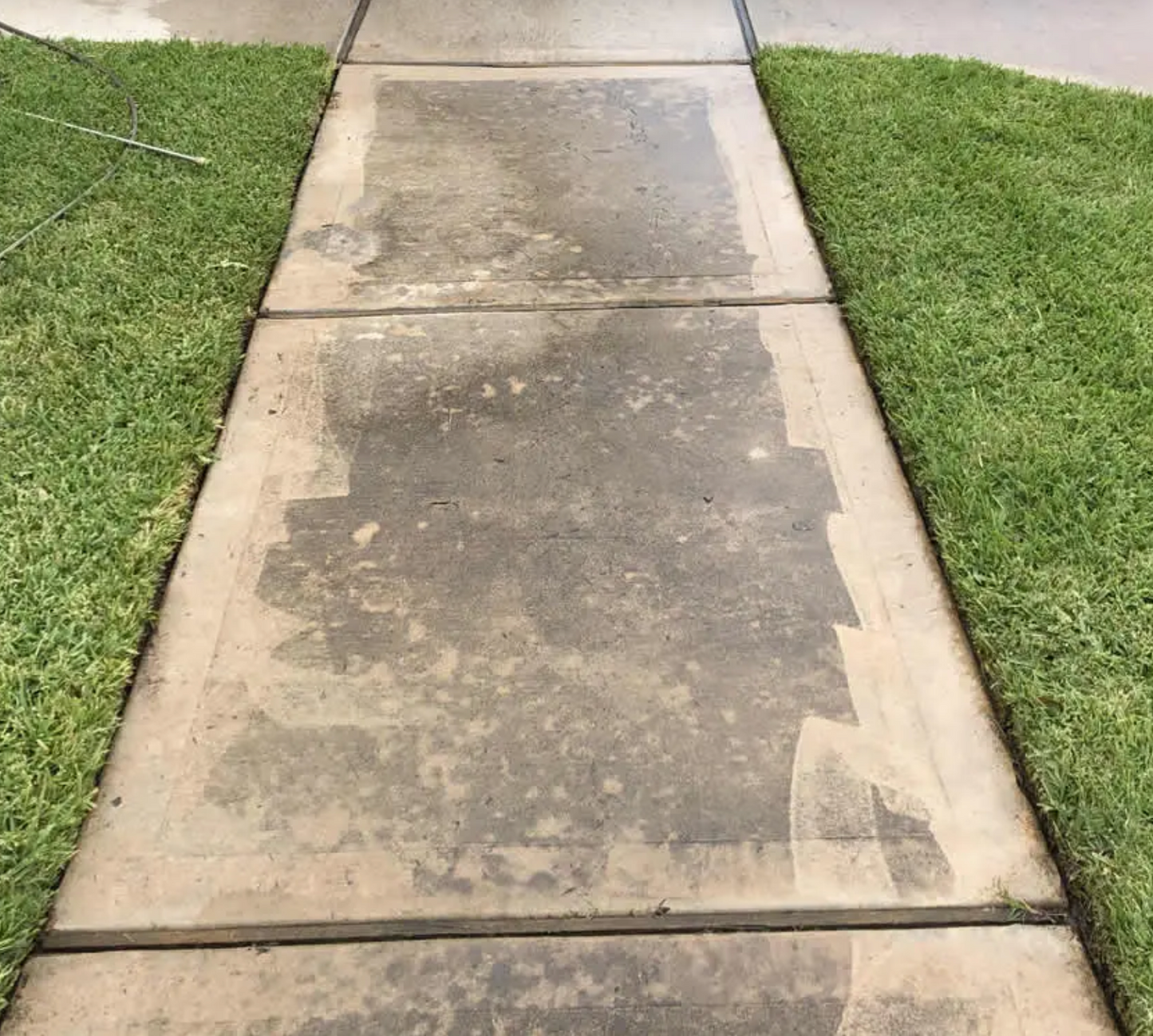 Sidewalk Pressure Washing
